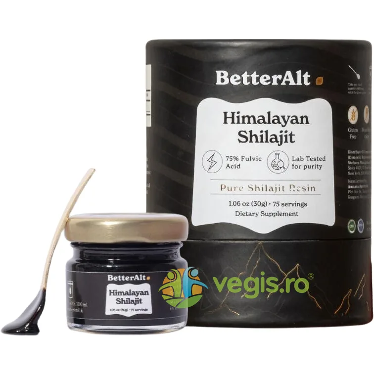 Rasina Pura de Shilajit din Himalaya Better Alt 30g AMAARA&nbsp;AYURVEDA — preț și oferte