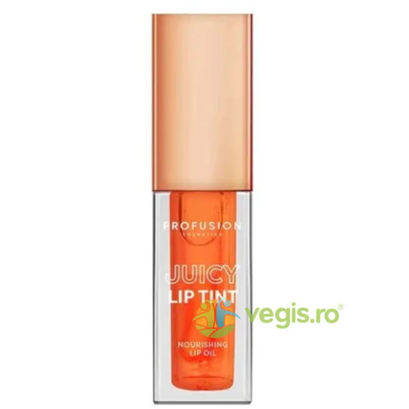 Ulei de Buze Hranitor si Colorat (Juicy Lip Tint) Curious Coral 4.5ml PROFUSION COSMETICS — preț și oferte