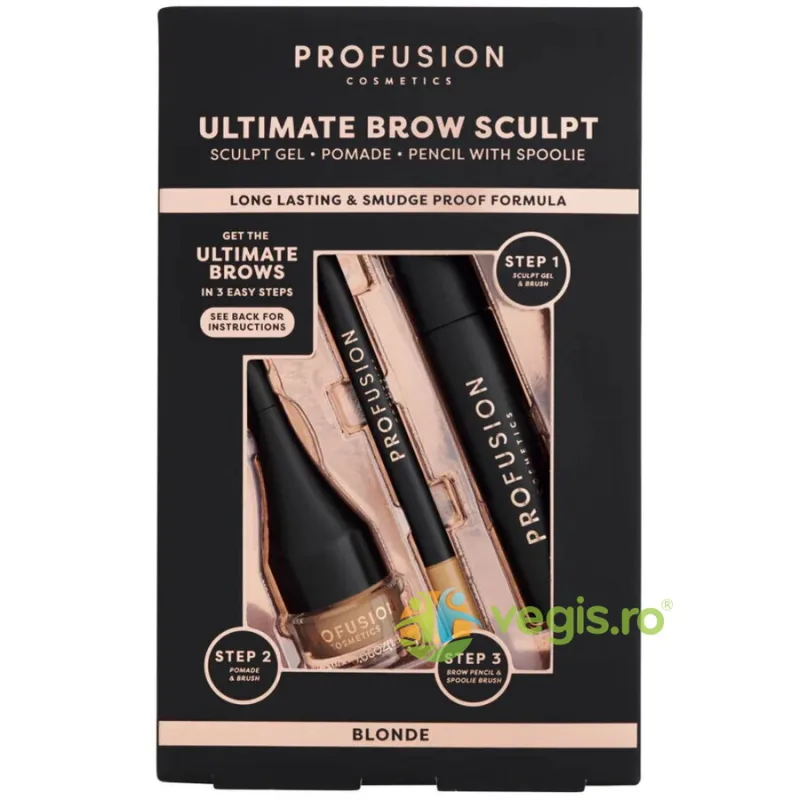 Kit pentru Sculptarea Sprancenelor Ultimate Brow Sculpt Blonde PROFUSION COSMETICS — preț și oferte