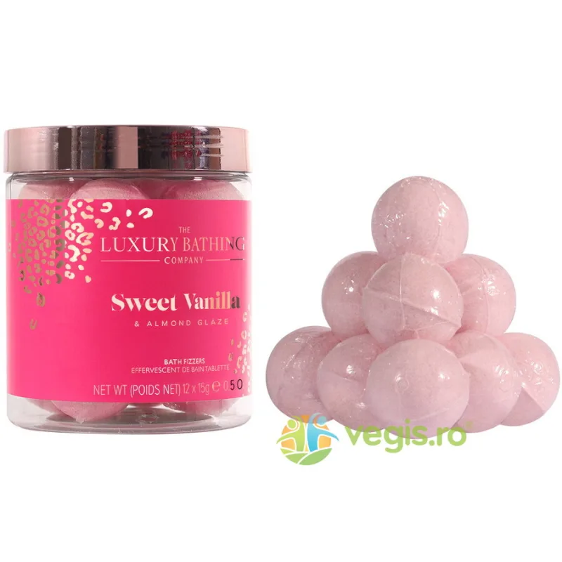 Set Cadou Bile de Baie Sweet Vanilla, Almond Glaze 10 x 15g THE LUXURY BATHING COMPANY — preț și oferte