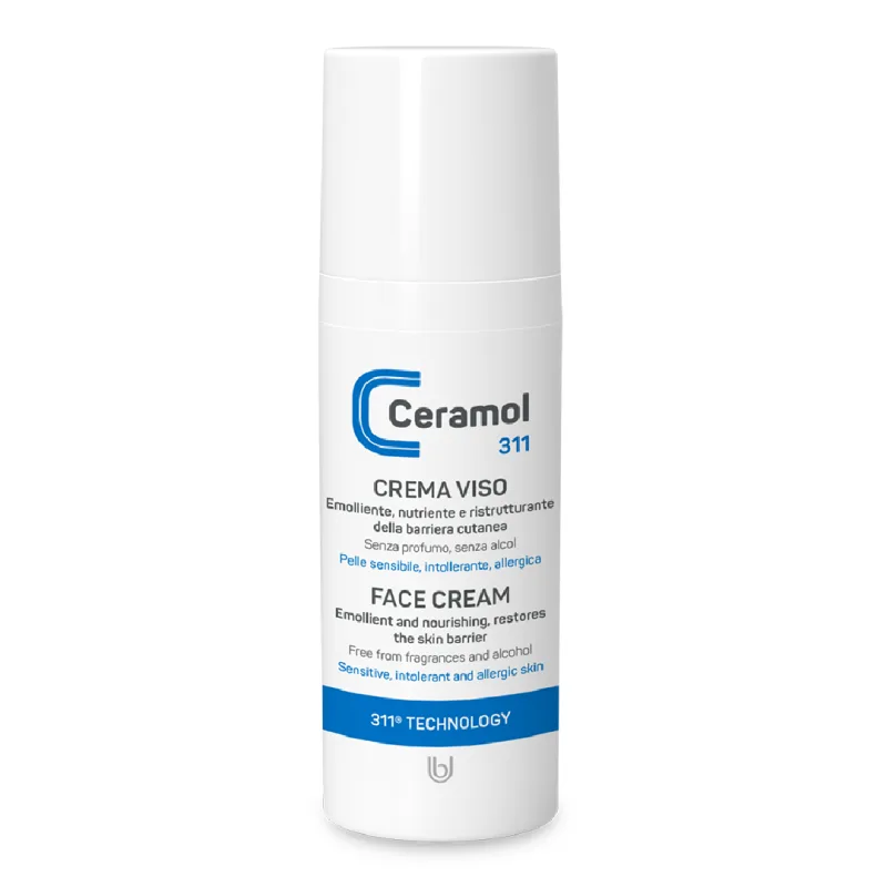 Crema de fata hidratanta pentru ten sensibil reactiv, 50 ml, Ceramol — preț și oferte