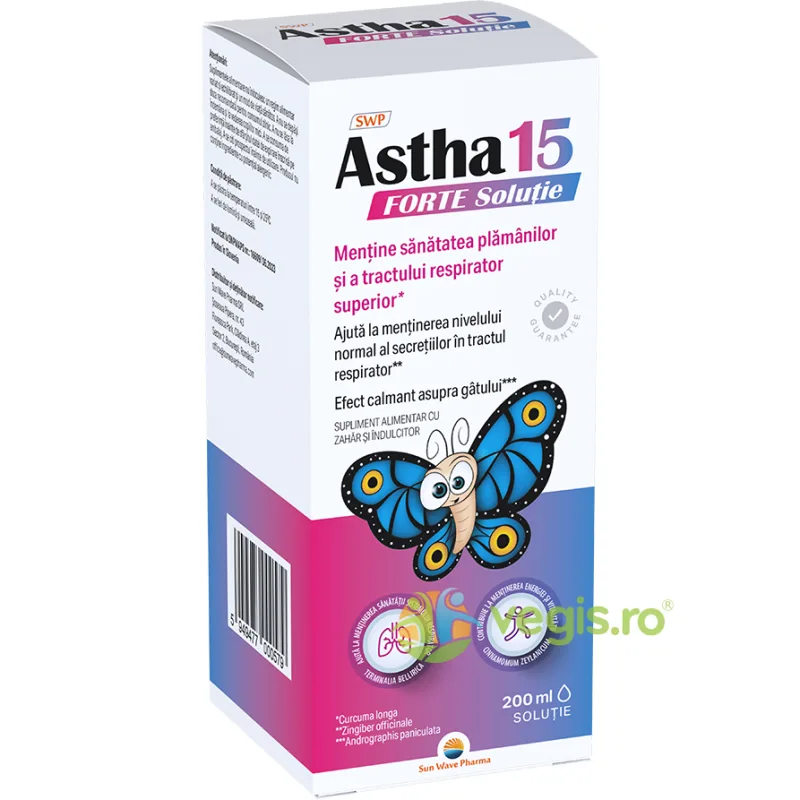 Astha 15 Forte 200ml SUN WAVE PHARMA — preț și oferte