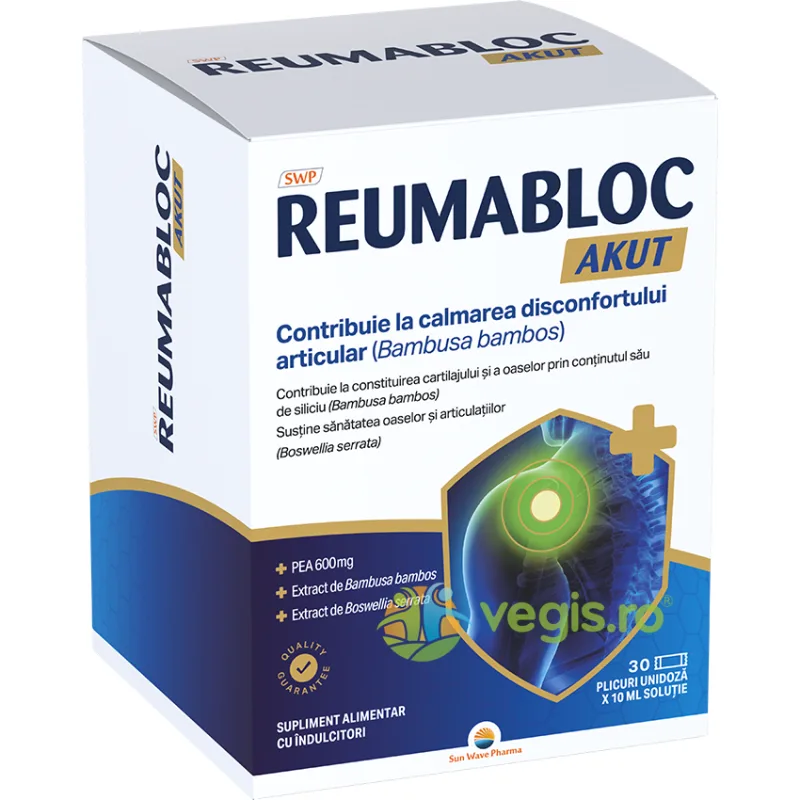 Reumabloc Akut 30 plicuri SUN WAVE PHARMA — preț și oferte