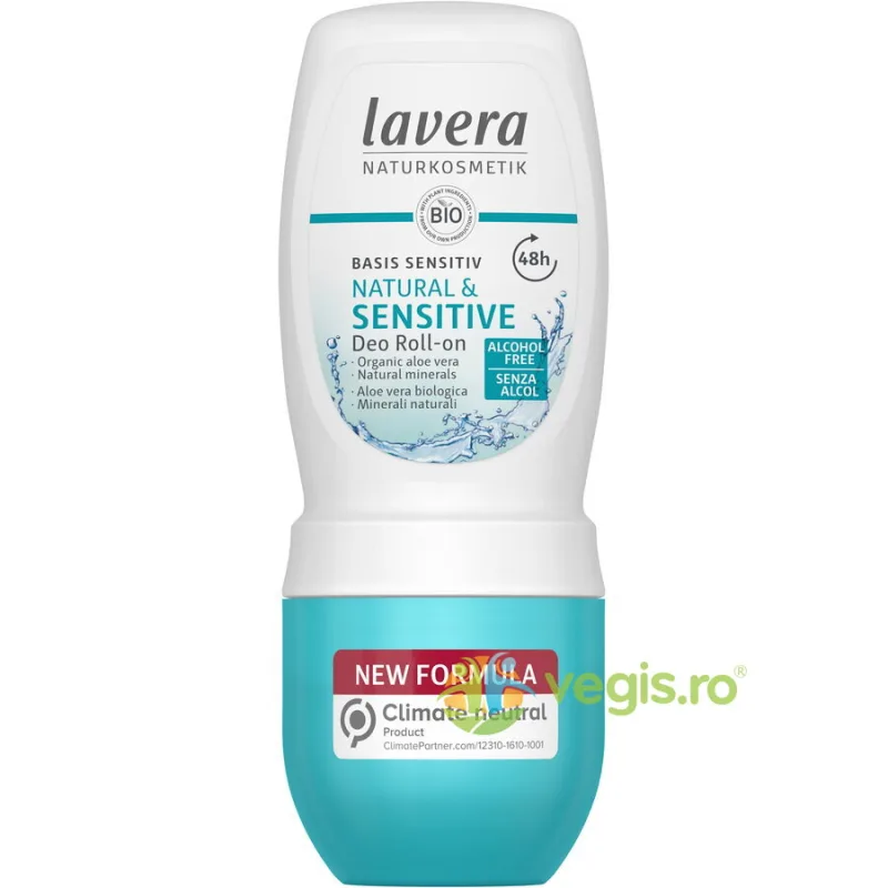Deodorant Roll-On 48h Natural Sensitive 50ml LAVERA — preț și oferte