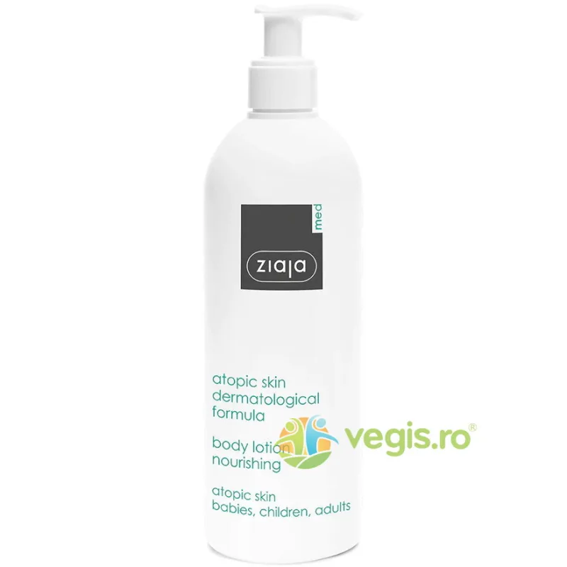 Lotiune Hidratanta de Corp pentru Dermatita Atopica Med 400ml ZIAJA — preț și oferte