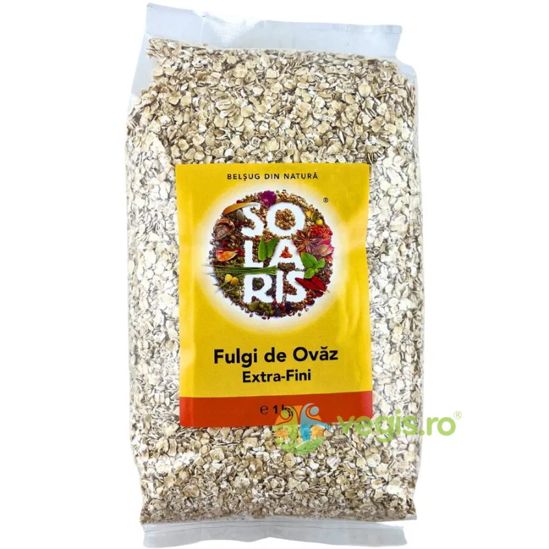 Fulgi de Ovaz Extra Fini 1kg SOLARIS — preț și oferte