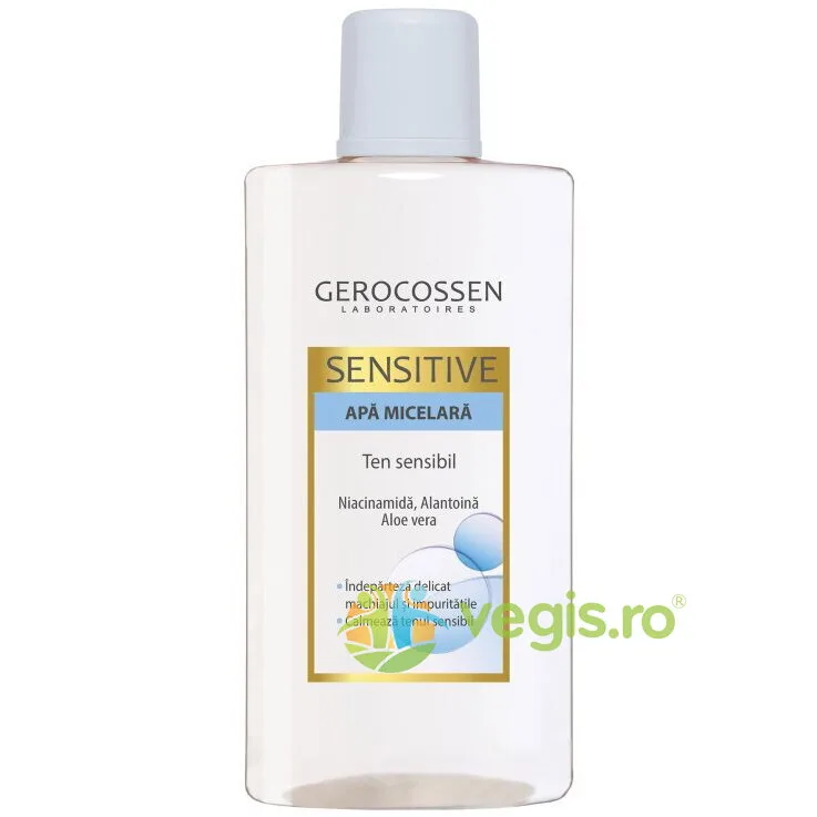 Apa Micelara pentru Ten Sensibil cu Niacinamida, Alantoina si Aloe Vera Sensitive 300ml GEROCOSSEN — preț și oferte