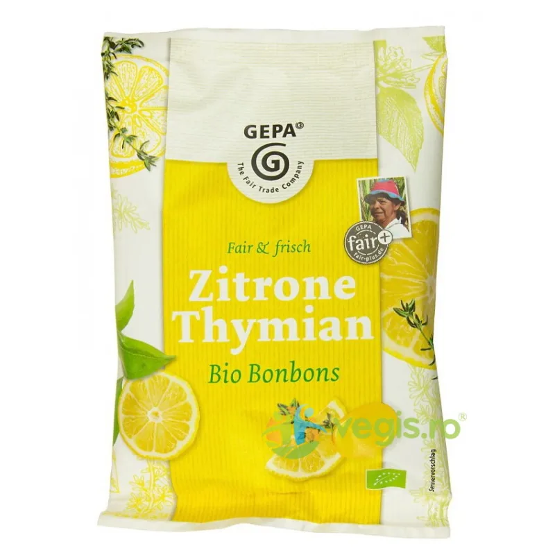 Dropsuri cu Lamaie si Cimbru Ecologice/Bio 100g GEPA The Fair Trade Company — preț și oferte