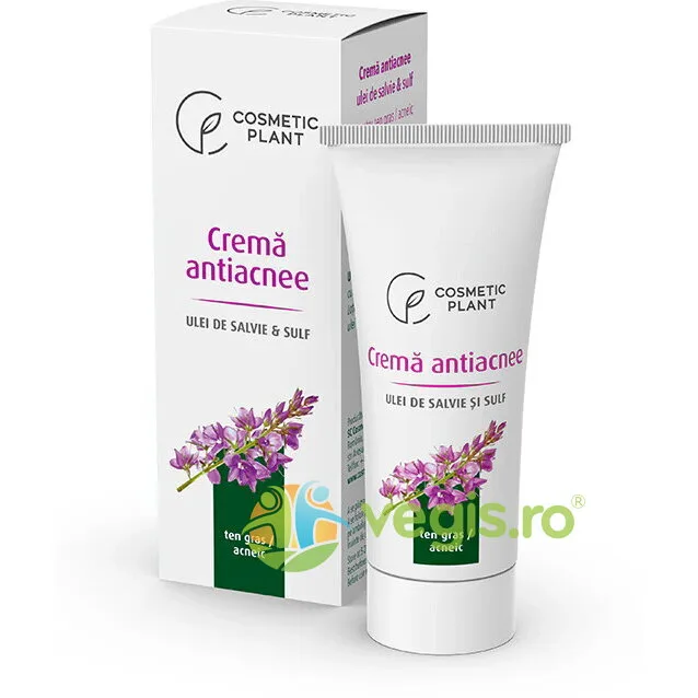 Crema Antiacnee cu Salvie si Sulf 50ml — preț și oferte