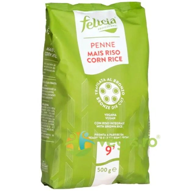 Penne din Malai si Orez fara Gluten 500g FELICIA — preț și oferte