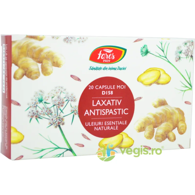 Laxativ Antispastic (D158) 20cps moi FARES — preț și oferte