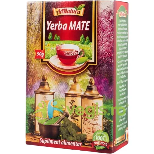 Ceai Yerba Mate 50g ADNATURA — preț și oferte