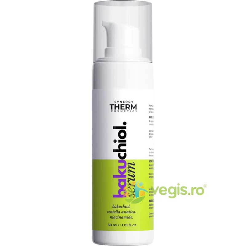 Ser Anti-Age cu Bakuchiol si Centella Asiatica 30ml SYNERGY THERM — preț și oferte