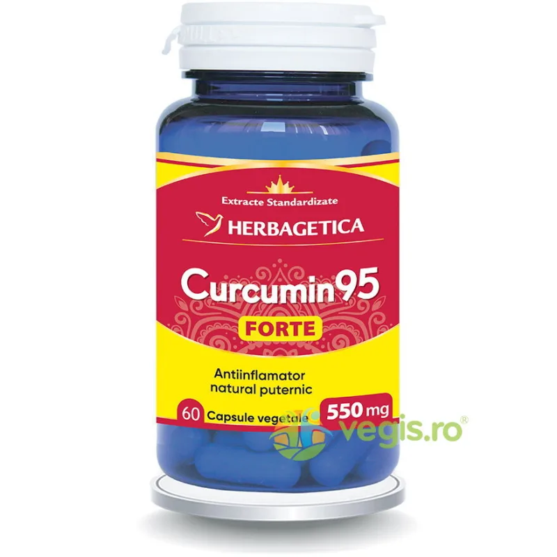 Curcumin95 Forte 60cps HERBAGETICA — preț și oferte