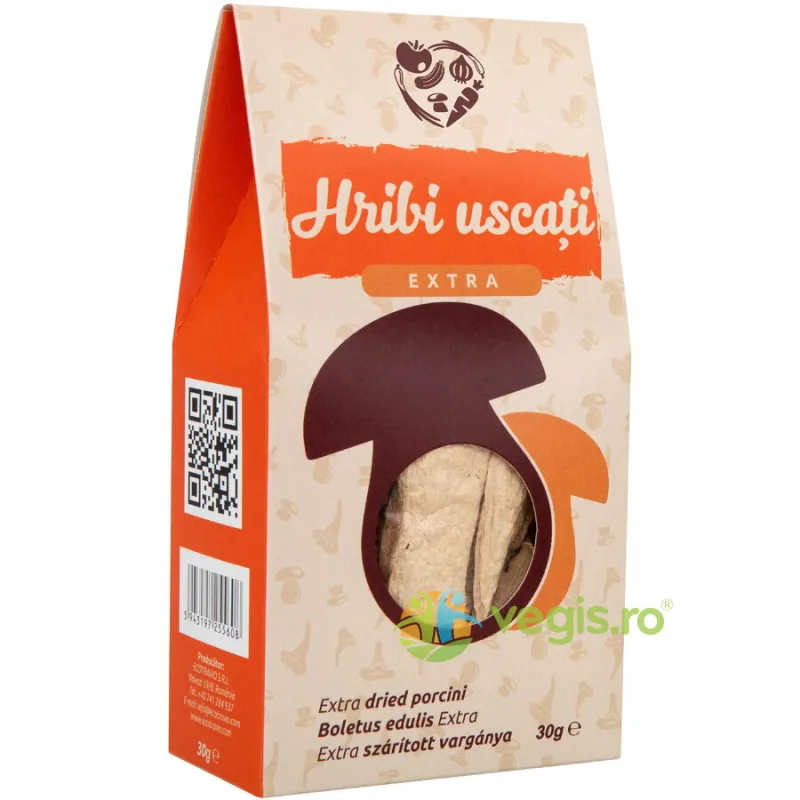 Hribi Uscati Extra fara Gluten 30g ECOTRAVIO — preț și oferte