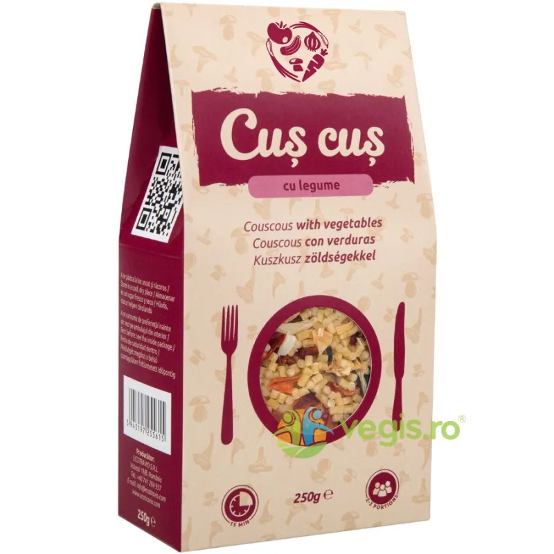 Cus Cus cu Legume 250g ECOTRAVIO — preț și oferte
