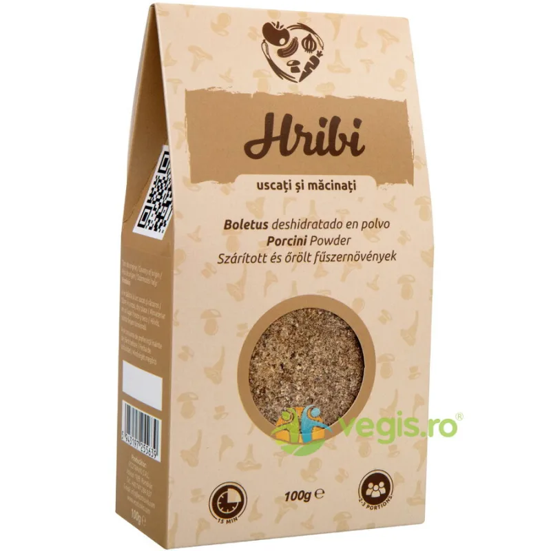 Hribi Uscati si Macinati fara Gluten 100g ECOTRAVIO — preț și oferte