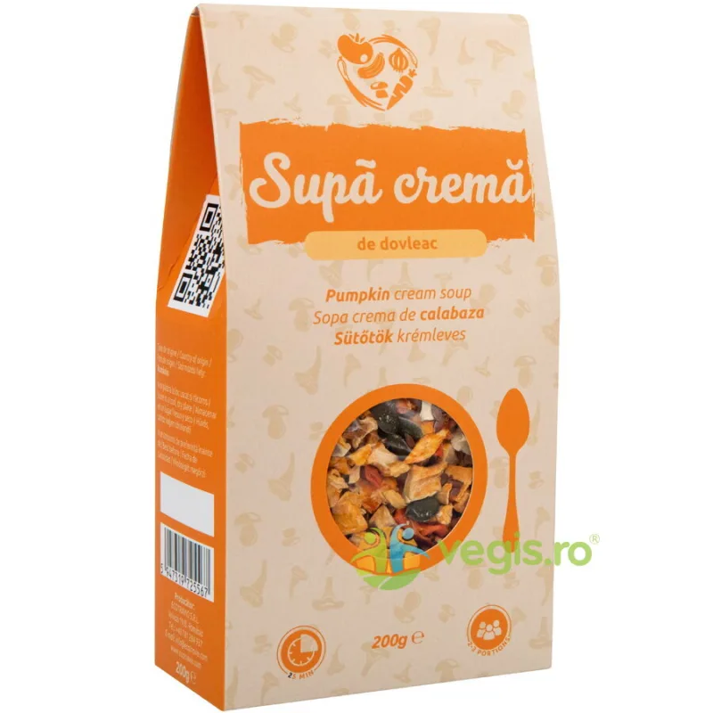 Supa Crema de Dovleac fara Gluten 200g ECOTRAVIO — preț și oferte