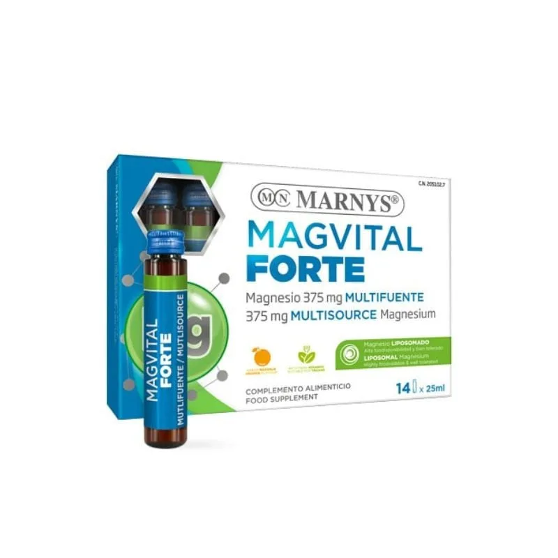 Marnys MAGvital Forte Lipozomal, 14 fiole — preț și oferte