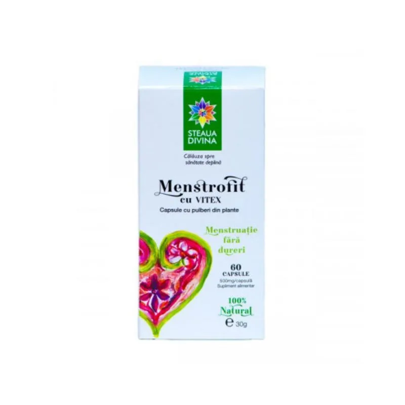 Steaua Divina Menstrofit cu Vitex, 60 capsule — preț și oferte