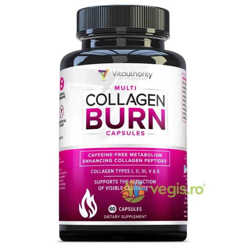 Formula pentru Reducerea Celulitei si Arderea Grasimilor Multi Collagen Burn 60cps VITAUTHORITY — preț și oferte