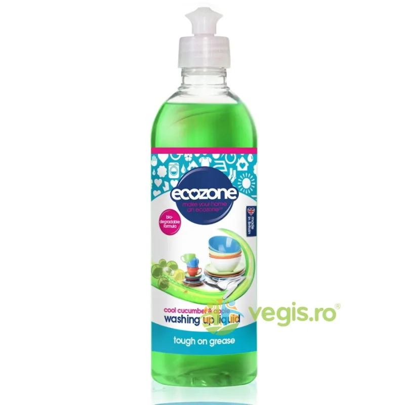 Solutie Concentrata pentru Vase cu Castravete si Mar 500ml ECOZONE — preț și oferte