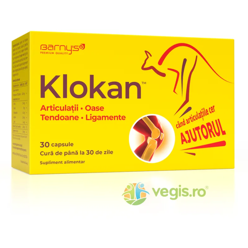Klokan (Articulatii, Oase, Tendoane, Ligamente) 30cps BIOPOL — preț și oferte