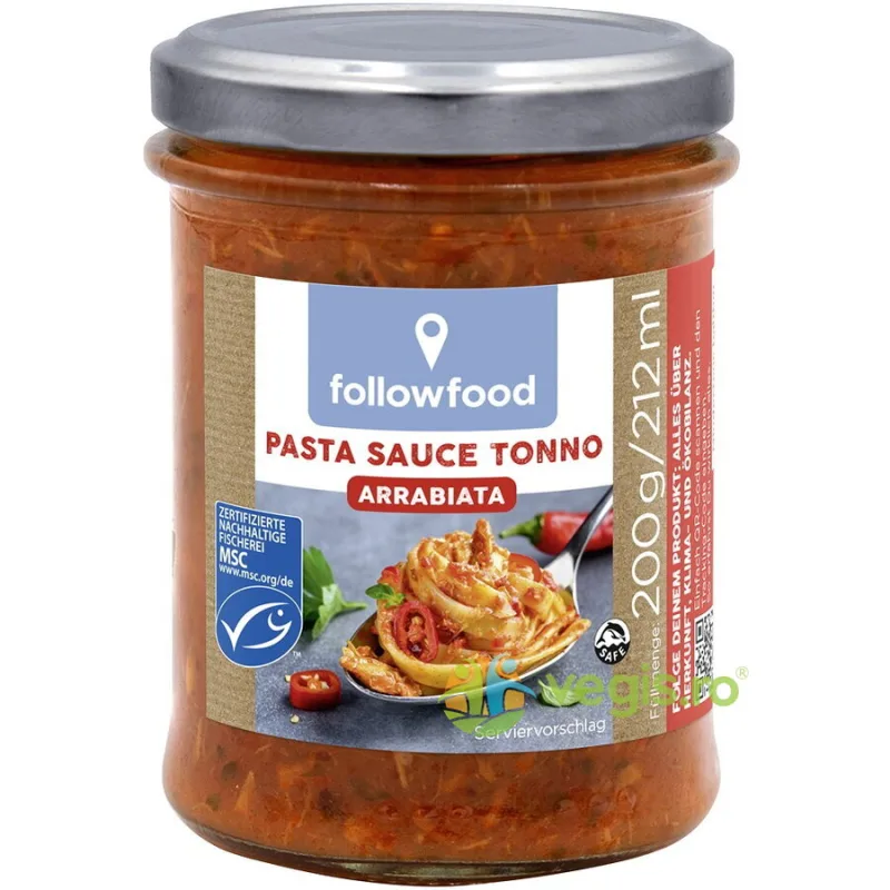 Pasta de Ton Arrabiata 200g FOLLOWFISH — preț și oferte