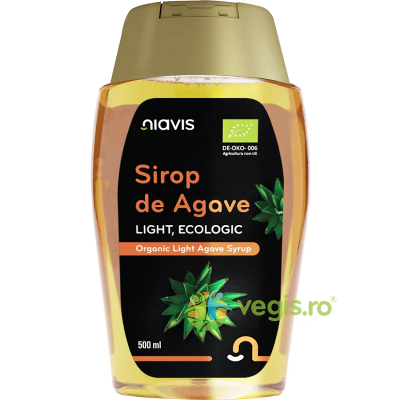 Sirop de Agave Light Ecologic/Bio 500ml/690g NIAVIS — preț și oferte