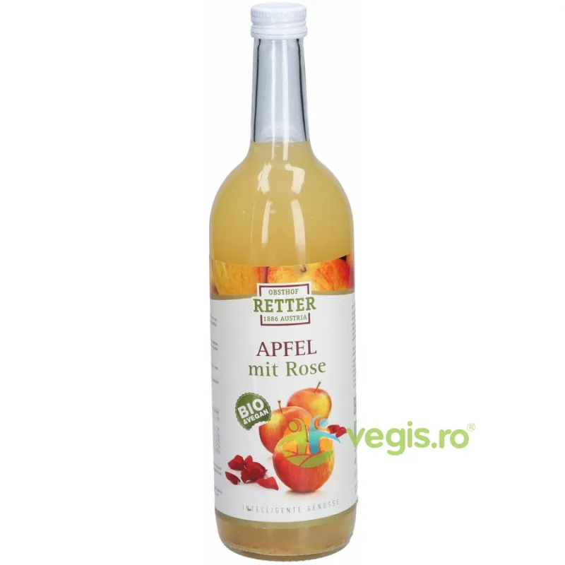 Suc de Mere cu Trandafir Ecologic/Bio 750ml RETTER — preț și oferte