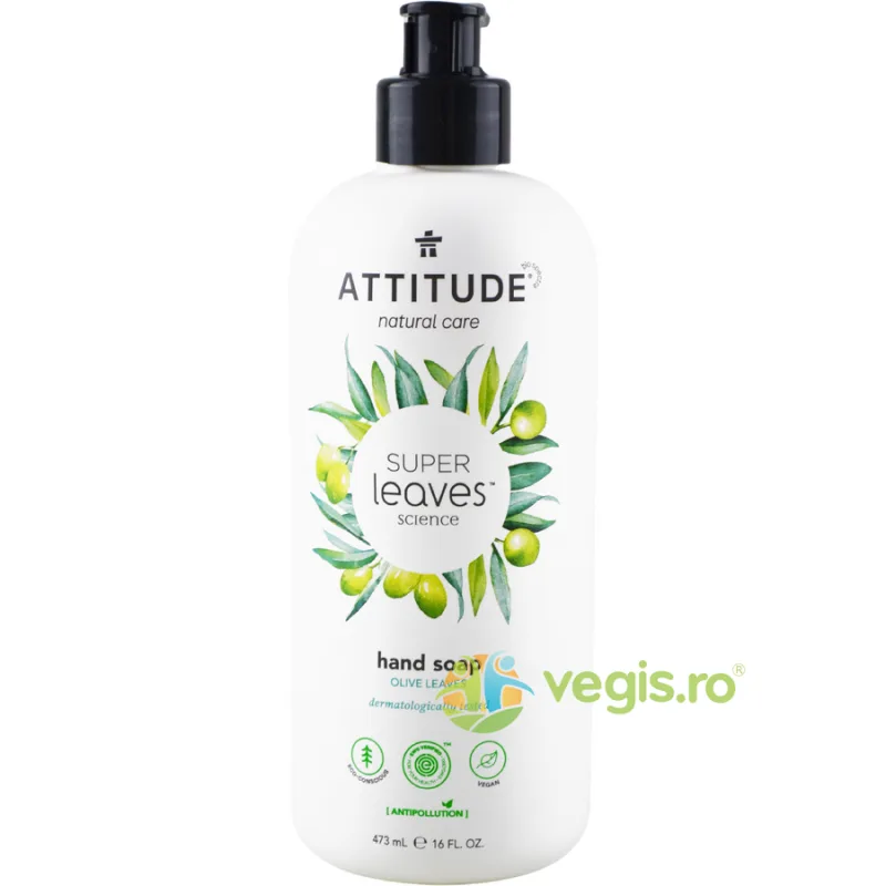 Sapun Lichid de Maini cu Frunze de Maslin 473ml ATTITUDE — preț și oferte