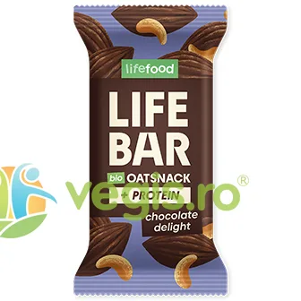 Baton Proteic de Ovaz cu Ciocolata Ecologic/Bio 40g LIFEBAR — preț și oferte