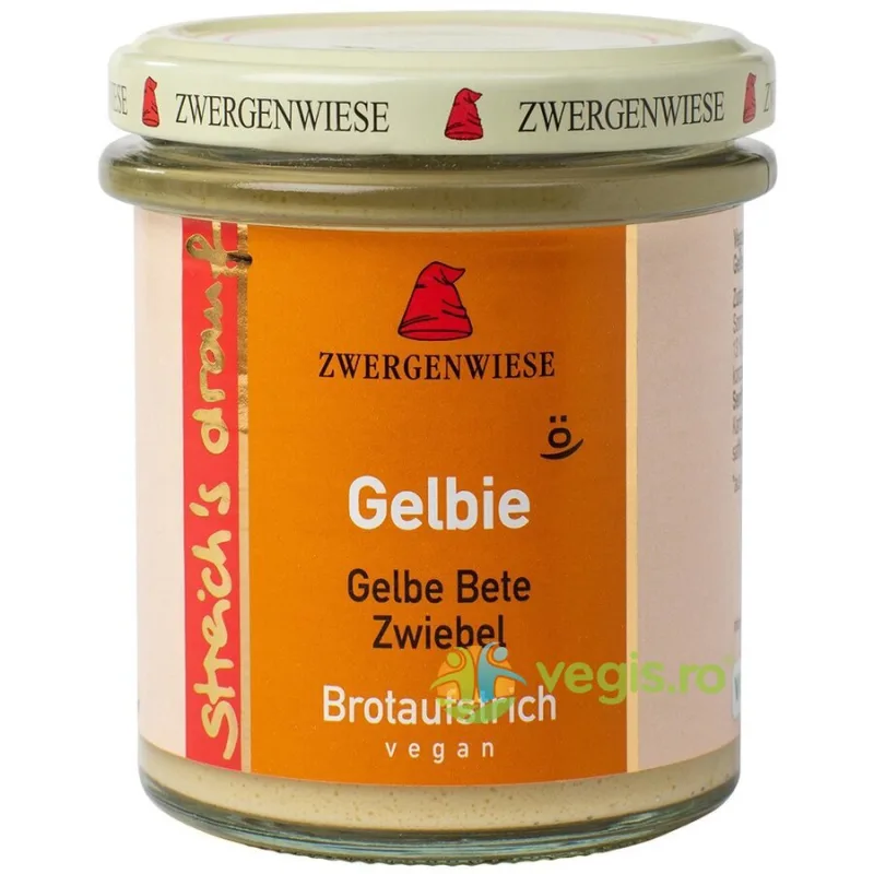Crema Tartinabila Vegetala Gelbie cu Sfecla Galbena si Ceapa Ecologica/Bio 160g — preț și oferte