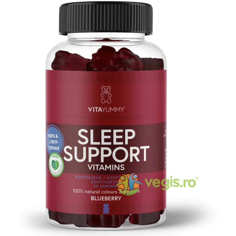 Multivitamine Sleep Support Jeleuri Ursuleti cu Aroma de Afine 60buc VITAYUMMY — preț și oferte