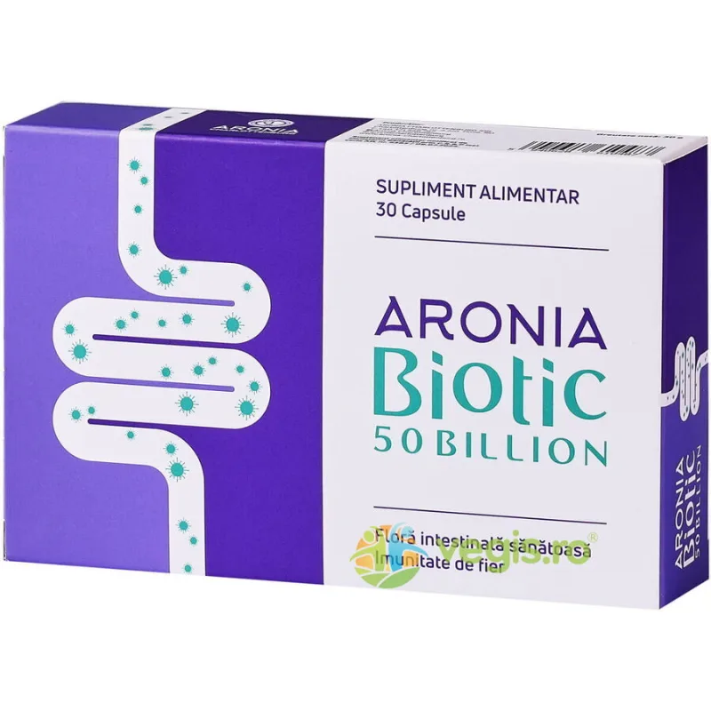 Aronia Biotic 50 Billion - Probiotic si Prebiotic Premium 30cps ARONIA CHARLOTTENBURG — preț și oferte