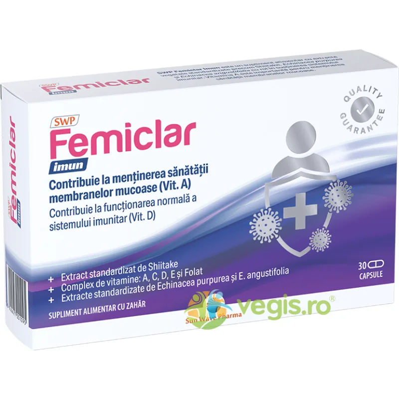 Femiclar Imun 30cps SUN WAVE PHARMA — preț și oferte