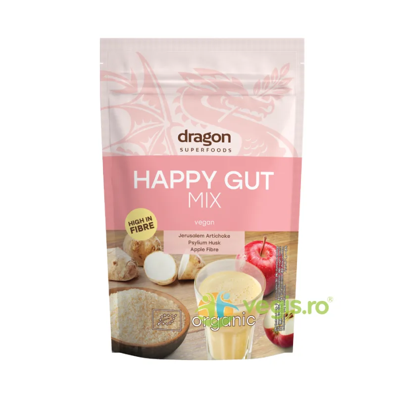 Happy Gut Mix Ecologic/Bio 200g Dragon Superfoods — preț și oferte