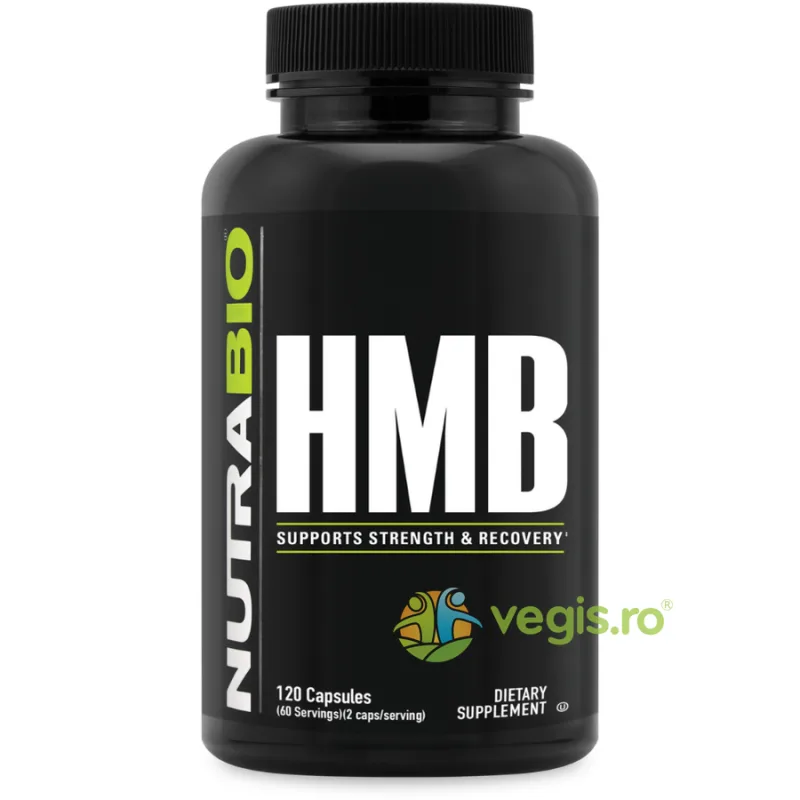 Suport pentru Forta si Recuperare Musculara (Hmb Strength&Recovery Support) 120cps NUTRABIO — preț și oferte