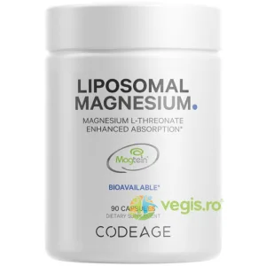 Magneziu L-Treonat Lipozomal cu Fosfolipide - Formula Avansata pentru Absorbtie Superioara 90cps