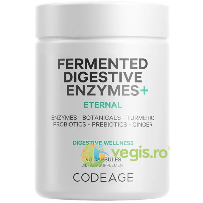 Enzime Digestive cu Probiotice si Prebiotice pentru Sustinerea Digestiei 90cps CODEAGE — preț și oferte