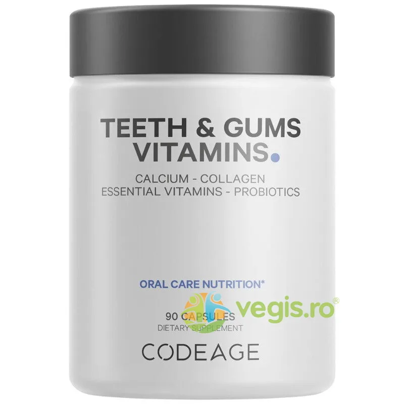 Complex de Vitamine, Minerale si Colagen pentru Dinti si Gingii 90cps CODEAGE — preț și oferte