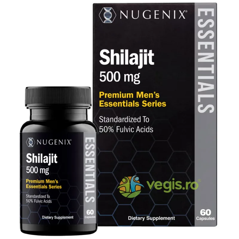 Rasina Pura de Shilajit din Himalaya Nugenix 60cps  ADAPTIVE HEALTH — preț și oferte