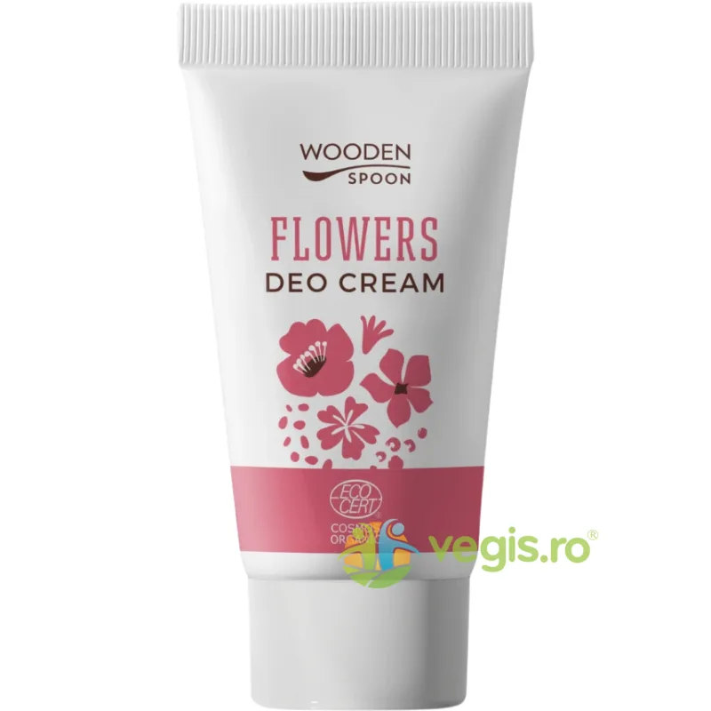Deodorant Crema Floral Bio 40ml WOODEN&nbsp;SPOON — preț și oferte