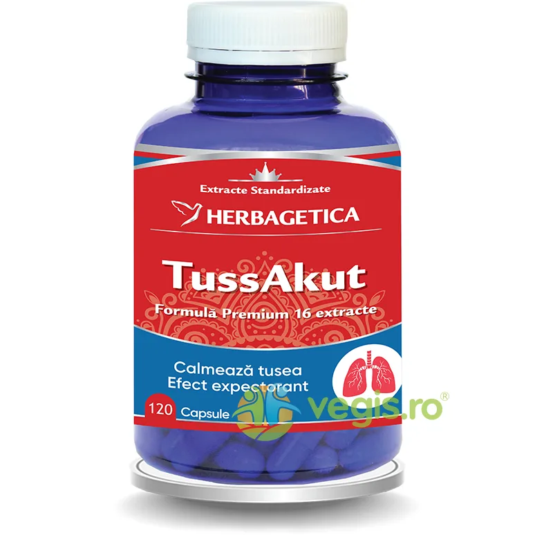 TussAkut 120cps HERBAGETICA — preț și oferte