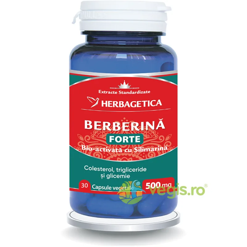 Berberina Forte 30cps HERBAGETICA — preț și oferte