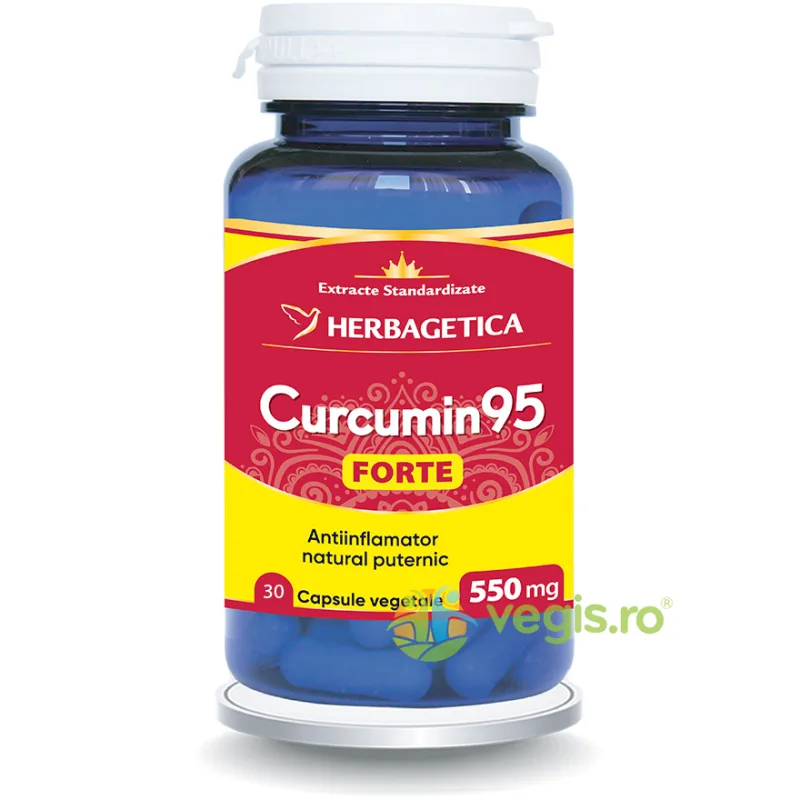 Curcumin95 Forte 30cps HERBAGETICA — preț și oferte