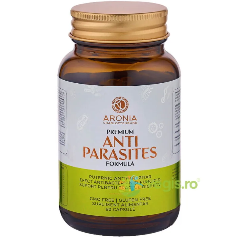 Anti Parasites Formula (Eliminarea Parazitilor Intestinali si Sustinerea Sanatatii Digestive) 60cps ARONIA CHARLOTTENBURG — preț și oferte