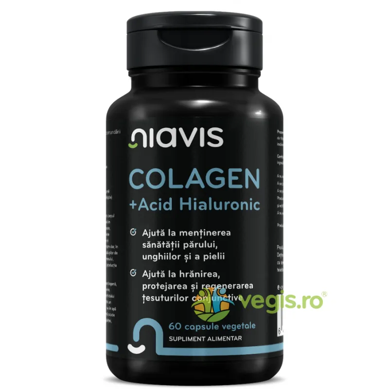 Colagen si Acid Hialuronic 60cps NIAVIS — preț și oferte