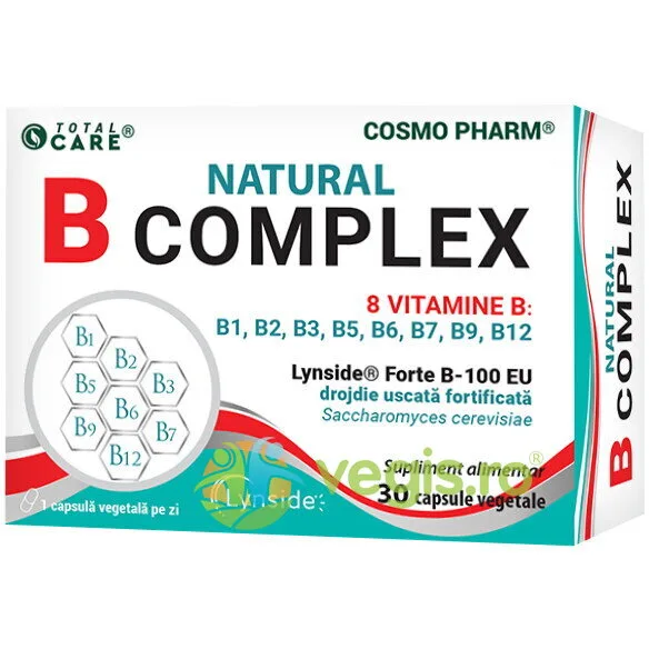 Natural B Complex 30cps vegetale COSMO PHARM — preț și oferte