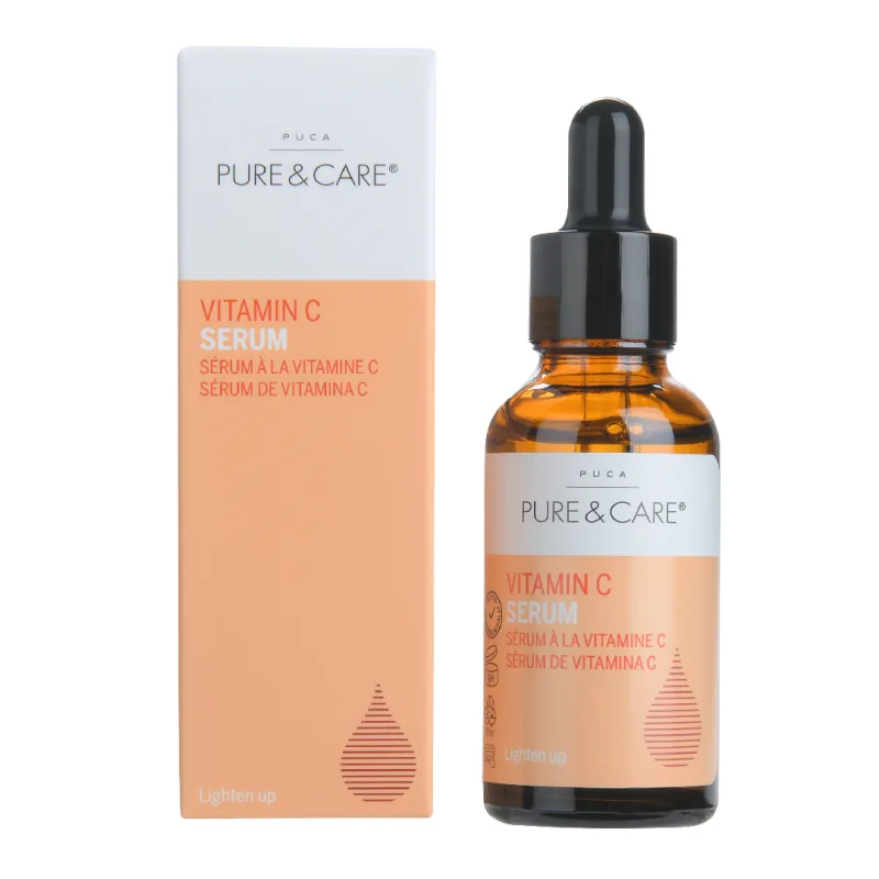 Ser cu 10% vitamina C, pantenol, extract de matase si acid hialuronic, 30 ml, Puca — preț și oferte